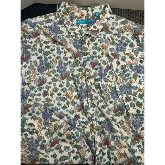 Tori Richard Men's 3XL Resort Wear Button-Up Shirts Set Of 3 - Ocean Wave Shark - Picture 7 of 12